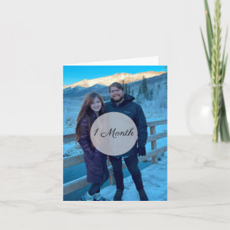 Cartão de Aniversário de Foto Simples