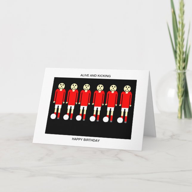 CARTÃO DE ANIVERSÁRIO DE FUTEBOL (Frente)