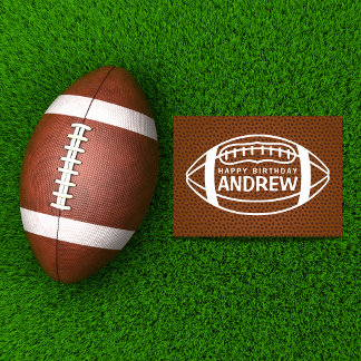 Cartão de Aniversário de Futebol
