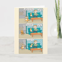 Cartão de Aniversário de Gato com Sono Engraçado