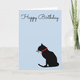 Cartão de Aniversário de Gato Lilac-Abstrato legal