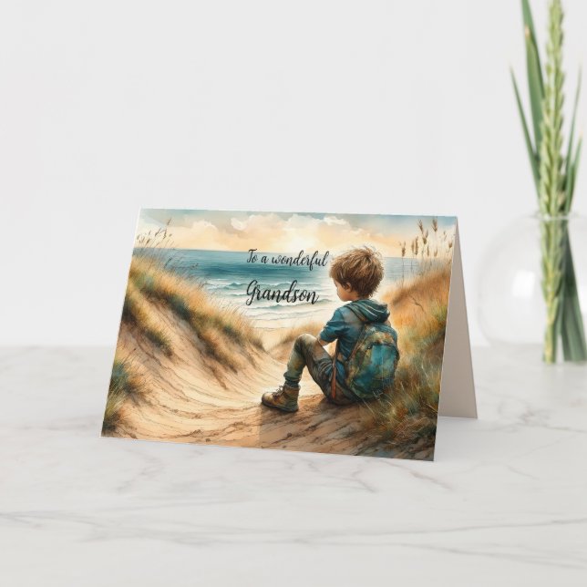 CARTÃO DE ANIVERSÁRIO DE GRANDSON DO LOCAL DA MARG (Frente)