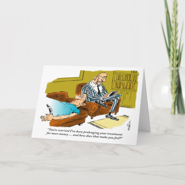 Cartão de aniversário de grupo terapêutico (Frente)