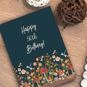 Cartão de Aniversário de Idade Personalizada Bonit