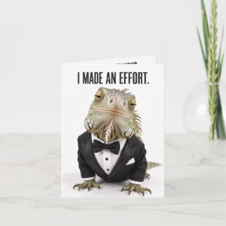 Cartão de Aniversário de Iguana Engraçado | Humor
