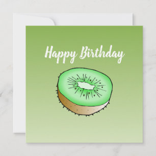 Cartão de Aniversário de Kiwi
