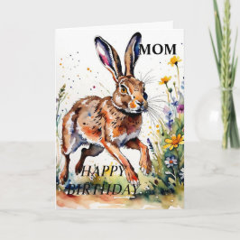 Cartão de Aniversário de Leitura Magical em Execuç