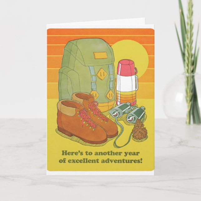 Cartão de Aniversário de Letterpress de Excelentes (Frente)