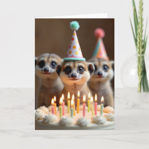 Cartão de Aniversário de Mamífero Curioso