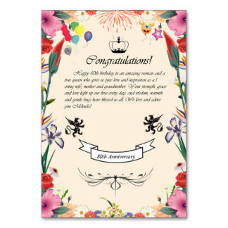 Cartão de Aniversário de Melinda