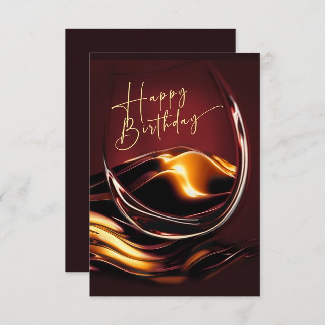 Cartão de Aniversário de Mulher Americana Africana (Frente/Verso)