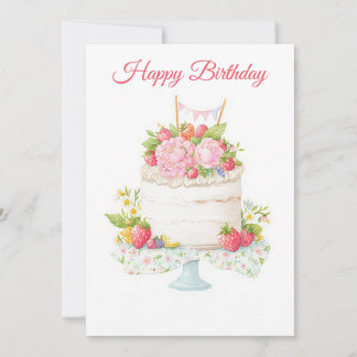 Cartão de Aniversário de Negócios Personalizado