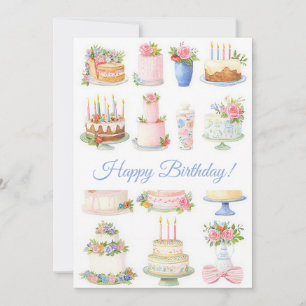 Cartão de Aniversário de Negócios Personalizado