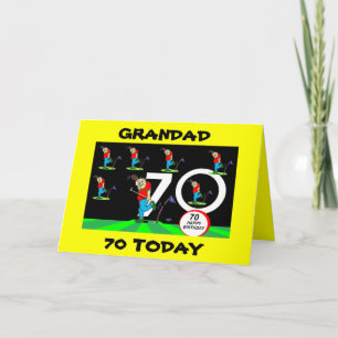 CARTÃO DE ANIVERSÁRIO DE OURO 70