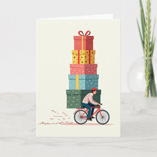 Cartão de Aniversário de Pacote Colorido
