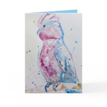 Cartão de Aniversário de Pássaros Pássaros Galah R