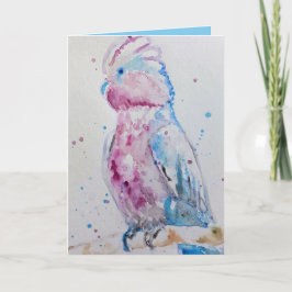 Cartão de Aniversário de Pássaros Pássaros Galah R