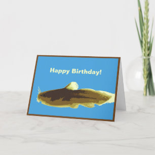 Cartão de Aniversário de Peixe-Peixe Madtom