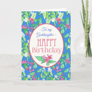 Cartão de Aniversário de primavera Blossomo para F