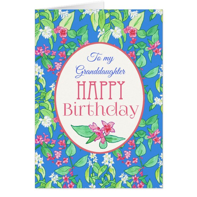 Cartão de Aniversário de primavera Blossomo para n (Frente)