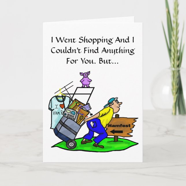 Cartão de Aniversário De Rádio Hamfest Ham Persona (Frente)