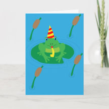 Cartão de Aniversário de Sapo Caprichoso, Cartão d