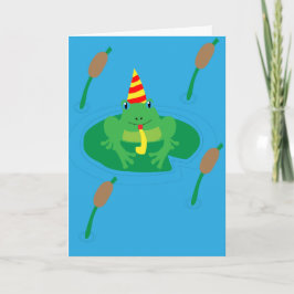 Cartão de Aniversário de Sapo Caprichoso, Cartão d