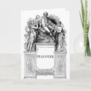 Cartão de Aniversário de Shakespeare