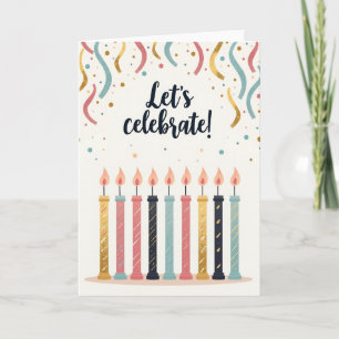 Cartão de Aniversário de Streamer