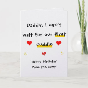 Cartão de Aniversário de The Bump - Papai Vai Ser