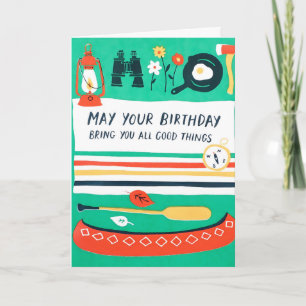 Cartão de Aniversário de Todas as Coisas Boas Cart