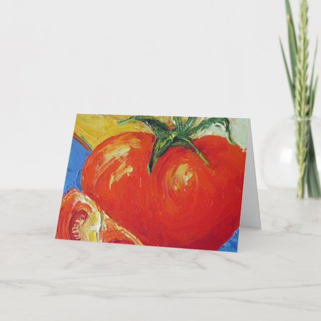 Cartão de Aniversário de Tomato (Frente)