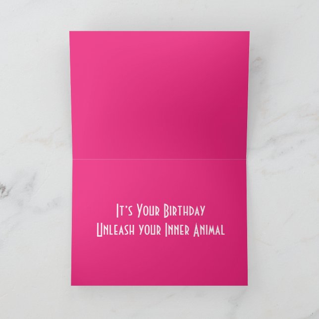 Cartão de Aniversário de Tzu Cartão de Aniversário (Interior)