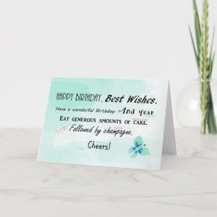 Cartão de Aniversário de Um Colega de Trabalho