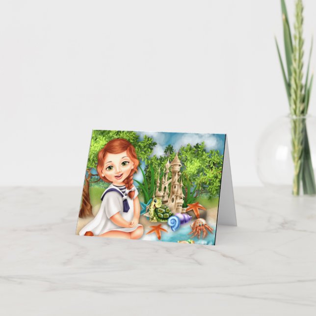 Cartão de aniversário de uma criança (Frente)