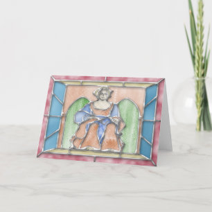 Cartão de Aniversário de Vidro Obtido Virgo