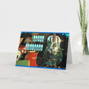 Cartão de Aniversário de Violão - Personalizado