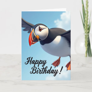 Cartão de Aniversário de Voo Inspirador