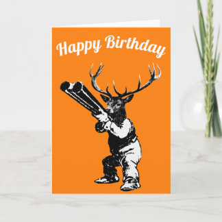 Cartão de Aniversário Deer Hunter
