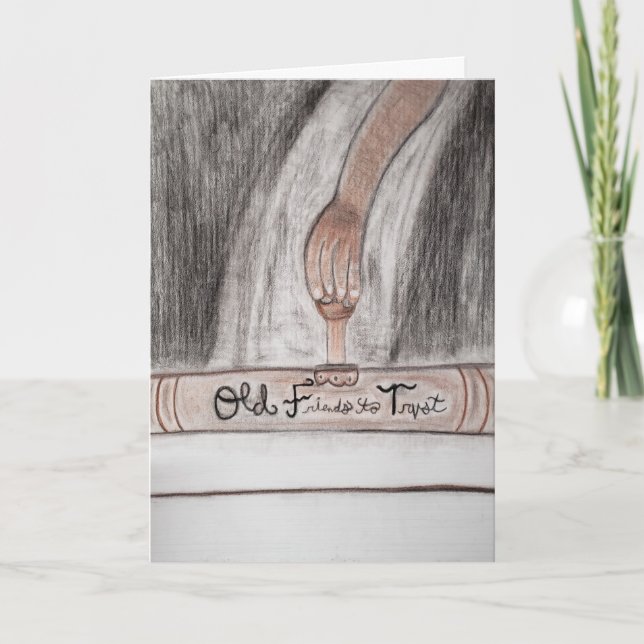 Cartão de Aniversário "Desbloqueie Sua Imaginação" (Frente)