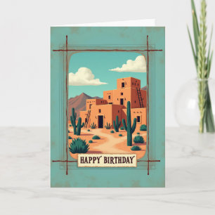 Cartão de Aniversário Desert Vista