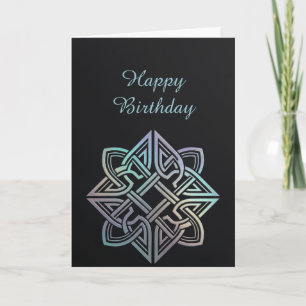 Cartão de Aniversário Diamante de Entrelaçamento C