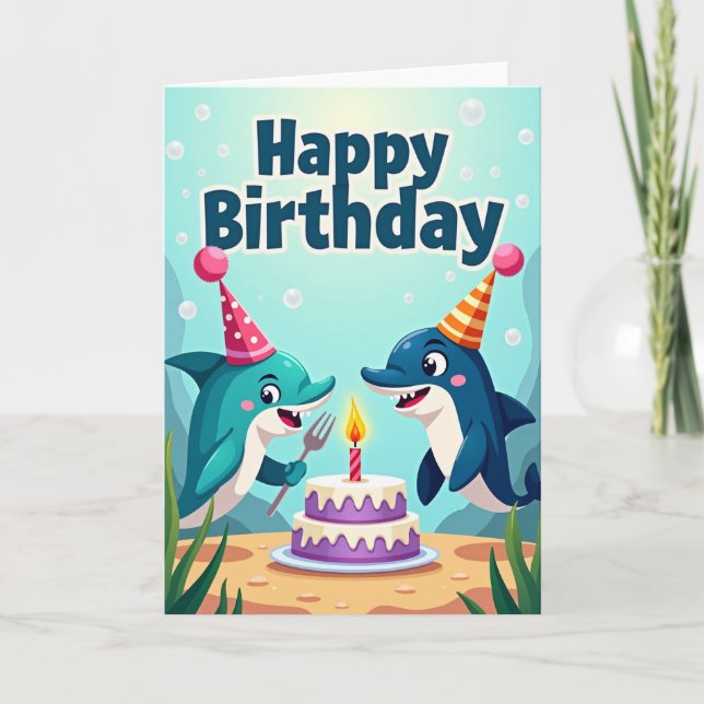 Cartão de Aniversário Divertido (Frente)