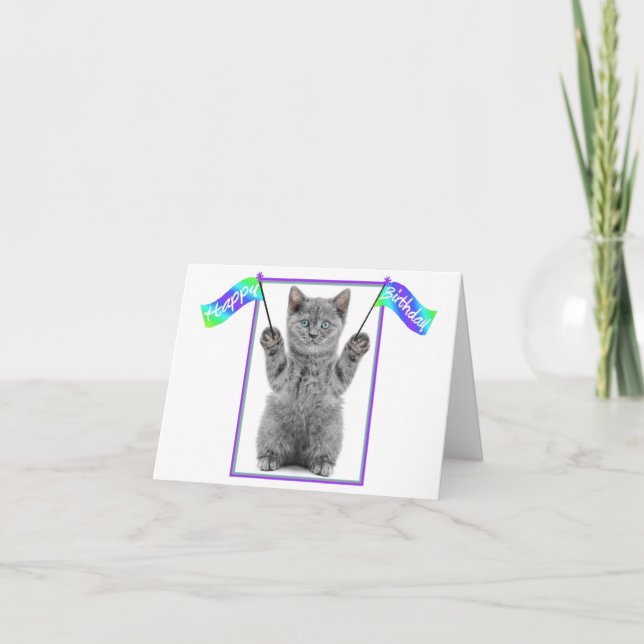 Cartão de aniversário divertido (Frente)