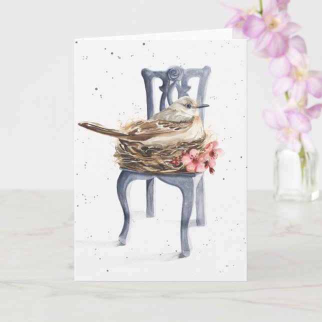 Cartão de Aniversário Divertido Envelhecendo Feliz (Orquídea)