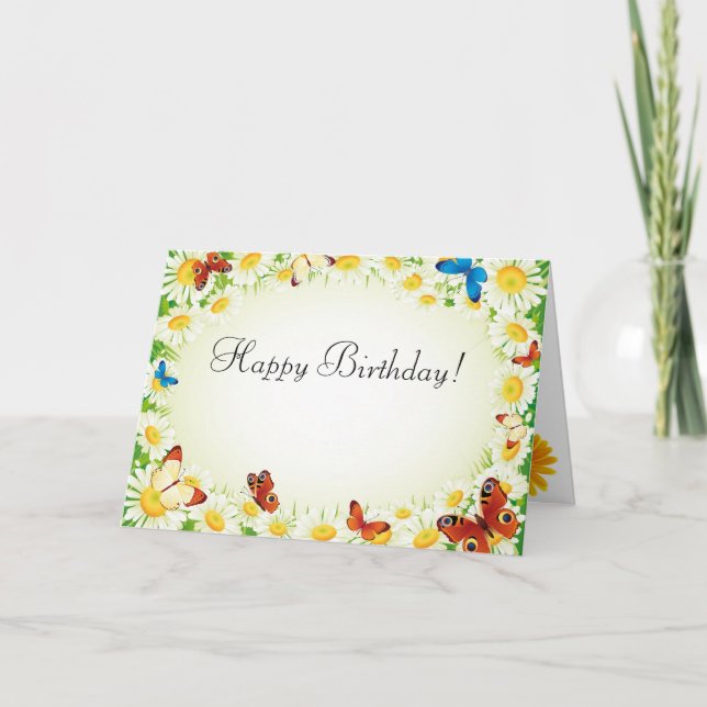 Cartão de aniversário divino (Frente)