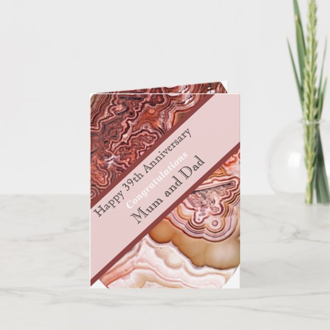 Cartão de Aniversário do 39º Aniversário do Casame (Frente)