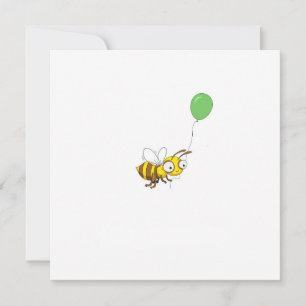 Cartão de Aniversário do Abelhão Personalizável. C