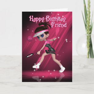Cartão de Aniversário do Amigo - Tênis