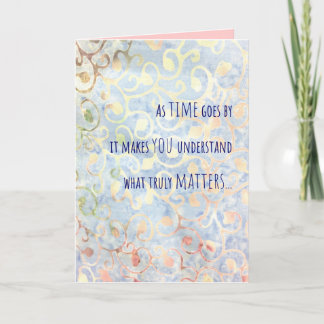 Cartão de Aniversário do Amor, cartão de amizade